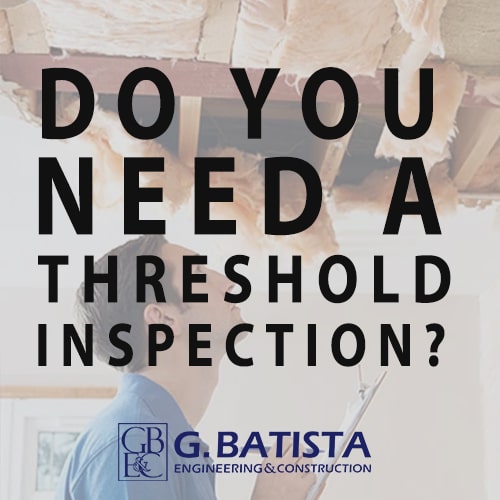 do you need a threshold inspection main