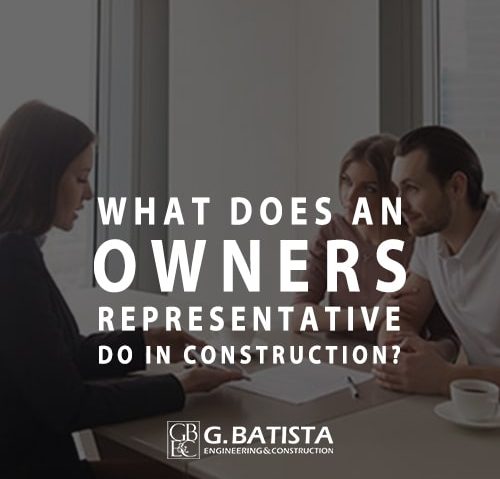 What do owners rep do in construction blog