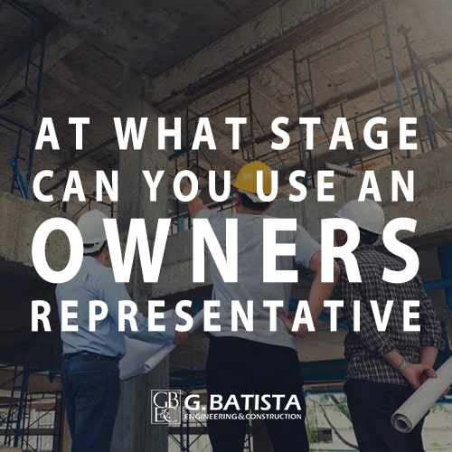 when can you use an owners represenative