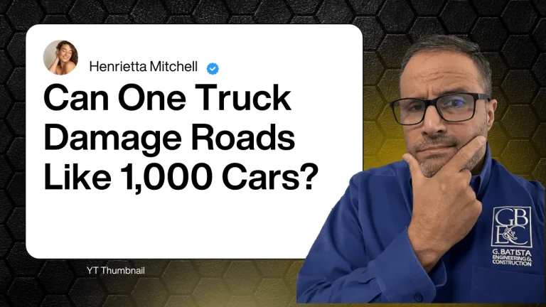 Can One Truck Damage Roads Like 1,000 Cars? (Video)