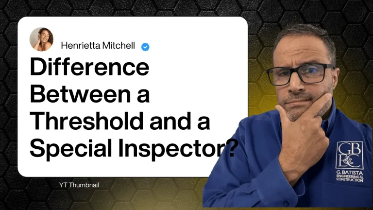 Difference Between a Threshold and a Special Inspection? (Video)