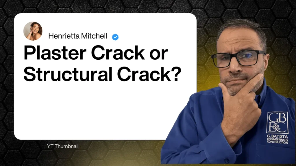 Plaster Crack or Structural Crack? (Video)