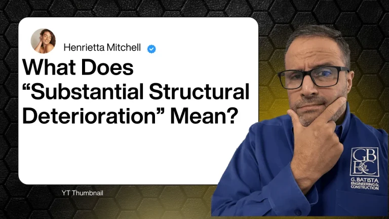 What Does “Substantial Structural Deterioration” Mean? (Video)