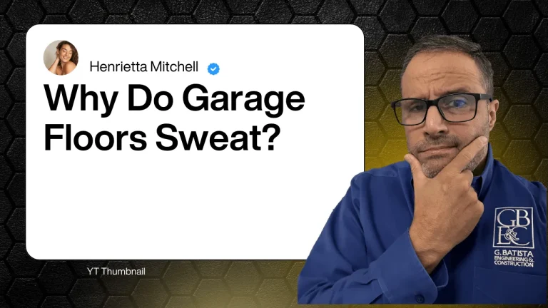 Why Do Garage Floors Sweat? (Video)