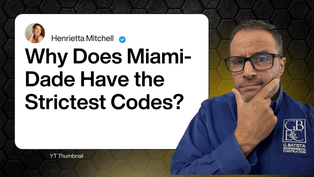 Why Does Miami Dade Have The Strictest Codes? (Video)